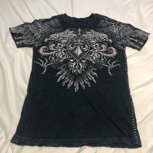 Buckle Affliction Gray T shirt